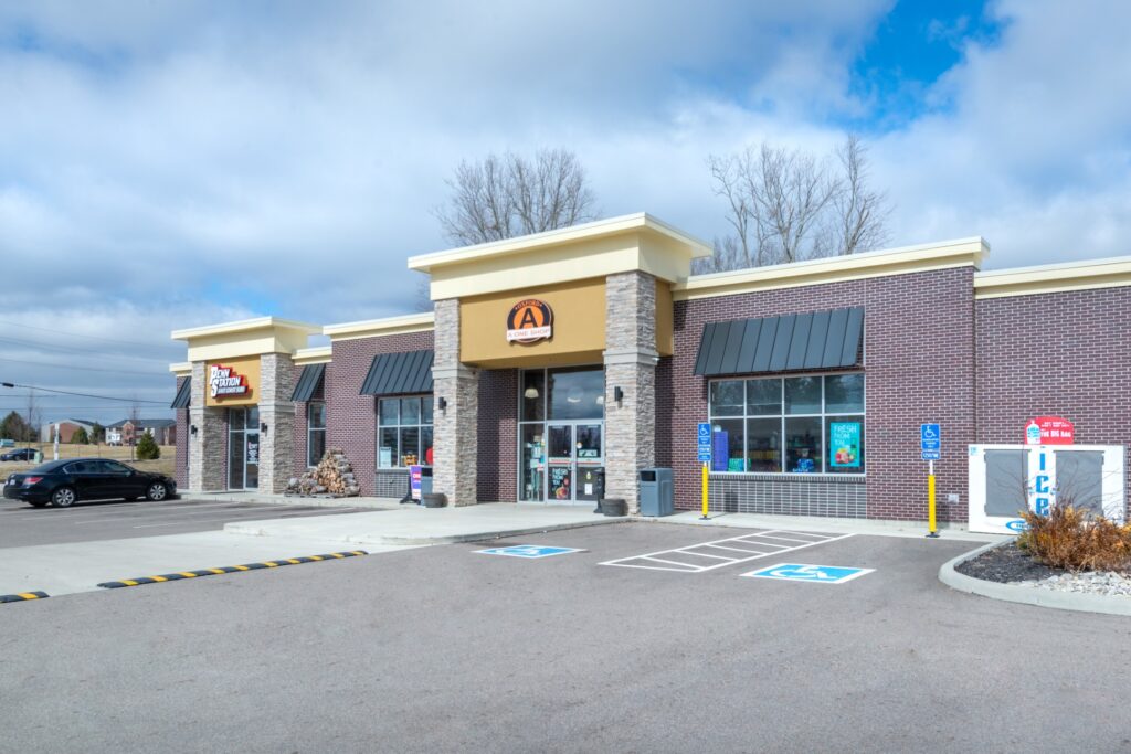 a Gas station convenience store